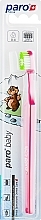 Baby Toothbrush, 0-4 years, pink - Paro Swiss Baby Brush — photo N1