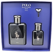 Fragrances, Perfumes, Cosmetics Ralph Lauren Polo Blue - Kit (edp/125ml+edp/40ml+ref/funnel/1pcs)