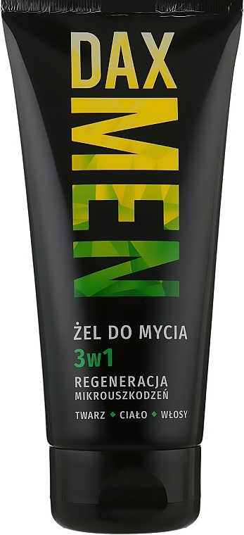 3-in-1 Face, Body & Hair Wash Gel - DAX Men — photo N1