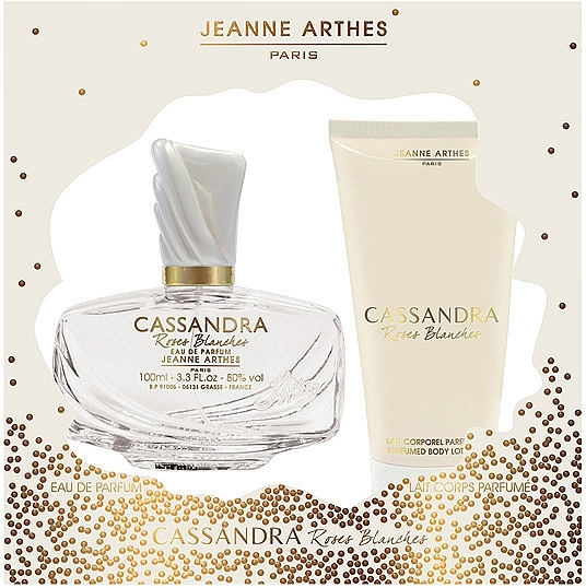 Jeanne Arthes Cassandra Roses Blanches - Set (edp/100ml + b/lot/150ml) — photo N3