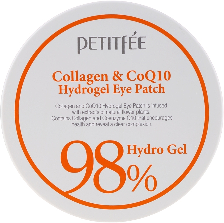 Collagen and Coenzyme Hydrogel Eye Patches - Petitfee & Koelf Collagen & Co Q10 Hydrogel Eye Patch — photo N2