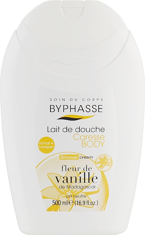 Vanilla Shower Cream - Byphasse Caresse Shower Cream — photo N2