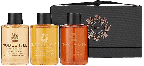 Noble Isle Warm & Spicy Bath & Shower Trio - Set (sh/gel/3x75ml) — photo N2