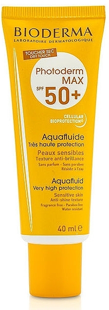 Sun Fluid for Sensitive Skin - Bioderma Photoderm Max SPF50+ Aquafluid — photo N2