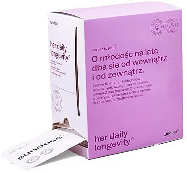 Women Dietary Supplement 'Her Daily Longevity Green' - Sundose Suplement Diety — photo N1