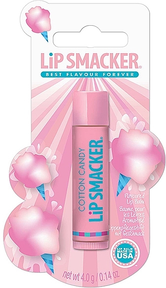 Lip Balm "Candyfloss" - Lip Smacker Cotton Candy — photo N4