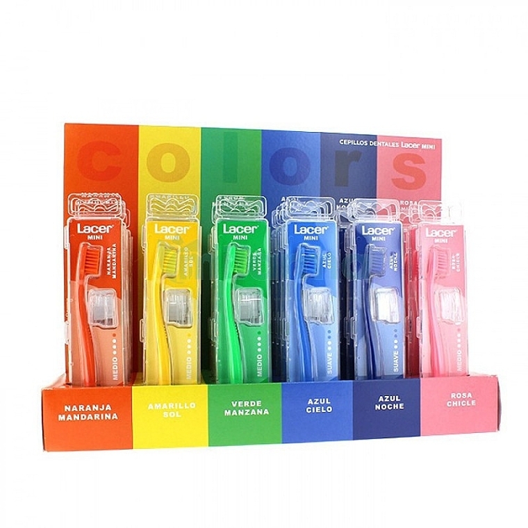 Mini Toothbrush, blue - Lacer Mini Medium Toothbrush — photo N4