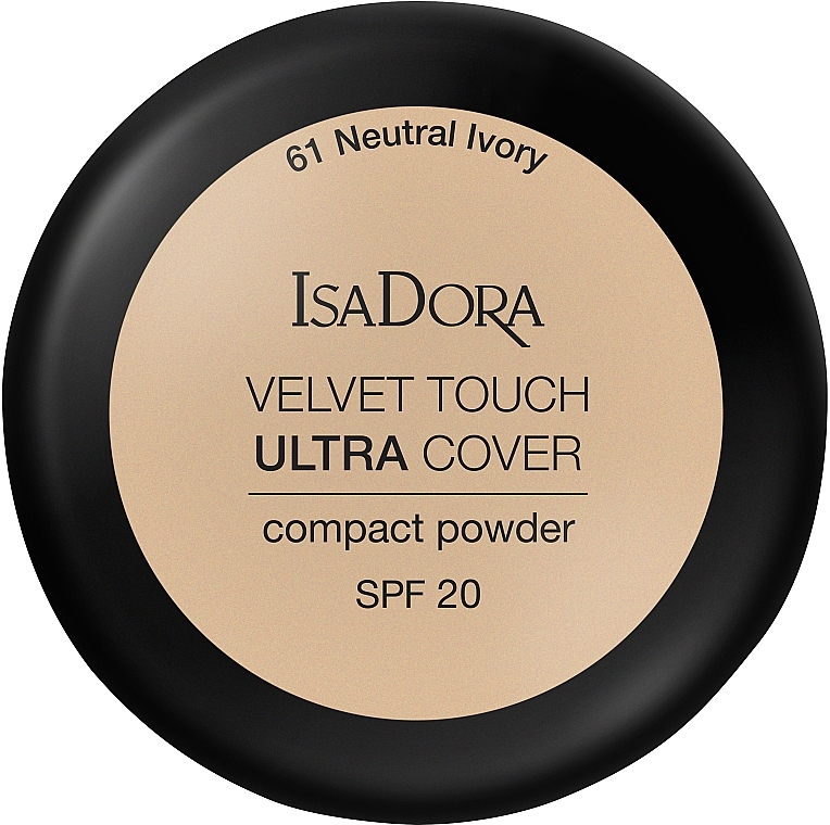 Face Powder - IsaDora Velvet Touch Ultra Cover Compact Powder SPF 20 — photo N1