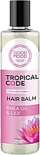 Shea Butter & Lily Conditioner - Good Mood Tropical Code Shine & Smoothness Hair Balm Shea Oil & Lily — photo N1