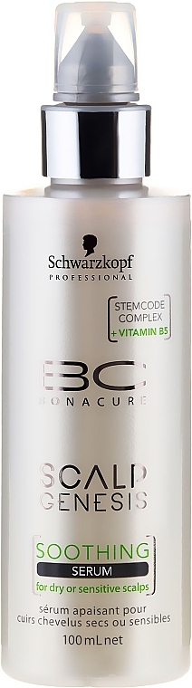 Dry & Sensitive Skin Serum - Schwarzkopf Professional BC Bonacure Scalp Genesis Soothing Serum — photo N2
