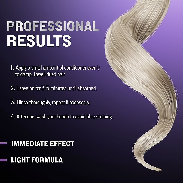 Blonde Hair Conditioner - Joanna Professional Silver Boost Complex Hair Conditioner — photo N4