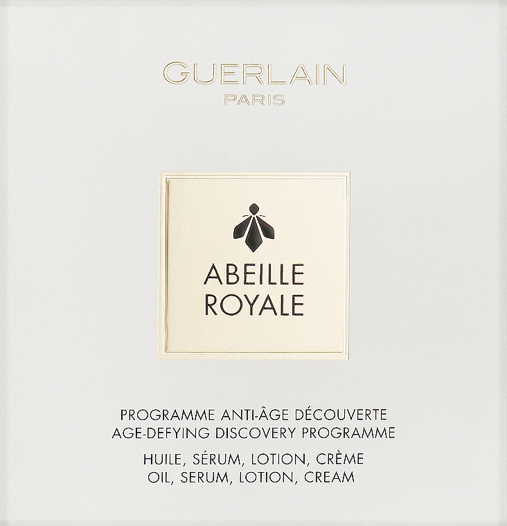 Set - Guerlain Abeille Royale Anti-Aging Program (f/oil/15ml + f/cr/15ml + f/ser/7x0.6ml + f/lot/15ml) — photo N1