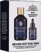Fragrances, Perfumes, Cosmetics Set - Recipe For Men RAW Naturals Beard Kit For Men (shmp/250ml + beard/oil/50ml)