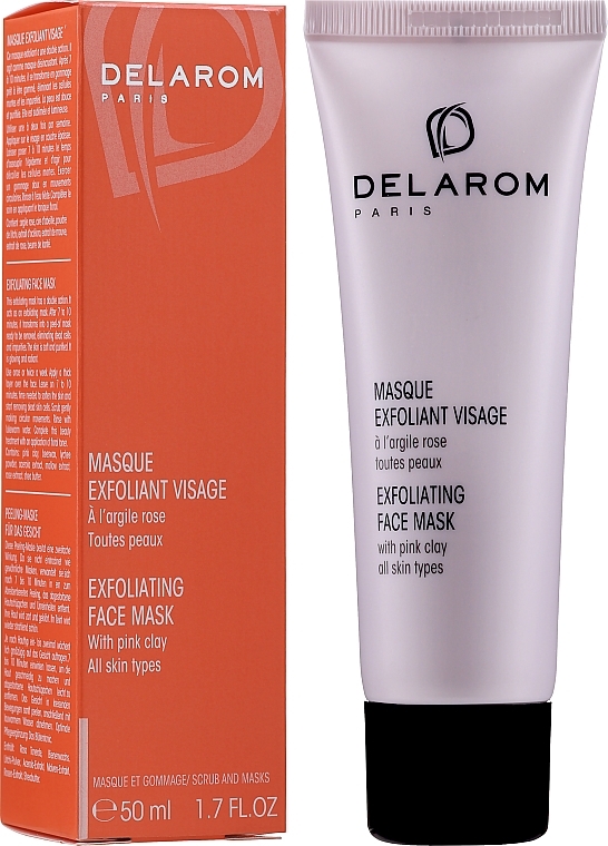 Exfoliating Face Mask - Delarom Face Masks With Reddish Clay — photo N2