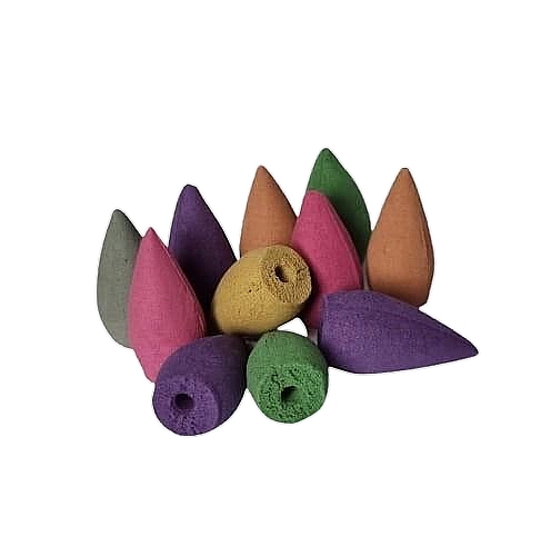 Incense Cones, 50pcs - Deni Carte BackFlow — photo N1