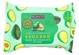 Fragrances, Perfumes, Cosmetics Avocado Makeup Remover Wipes - Beauty Formulas Avocado Make-up Remover Wipes