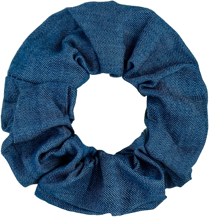 Denim Classic Scrunchie, blue - MAKEUP Hair Accessories — photo N15