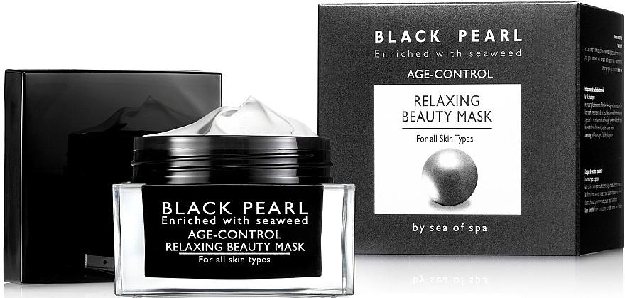 Relaxing Face Beauty Mask - Sea Of Spa Black Pearl Age Control Relaxing Beauty Mask For All Skin Types — photo N1