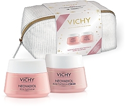 Fragrances, Perfumes, Cosmetics Face Care Kit - Vichy Neovadiol Rose Platinium (night/cr/50ml + day/cr/50ml + pouch)