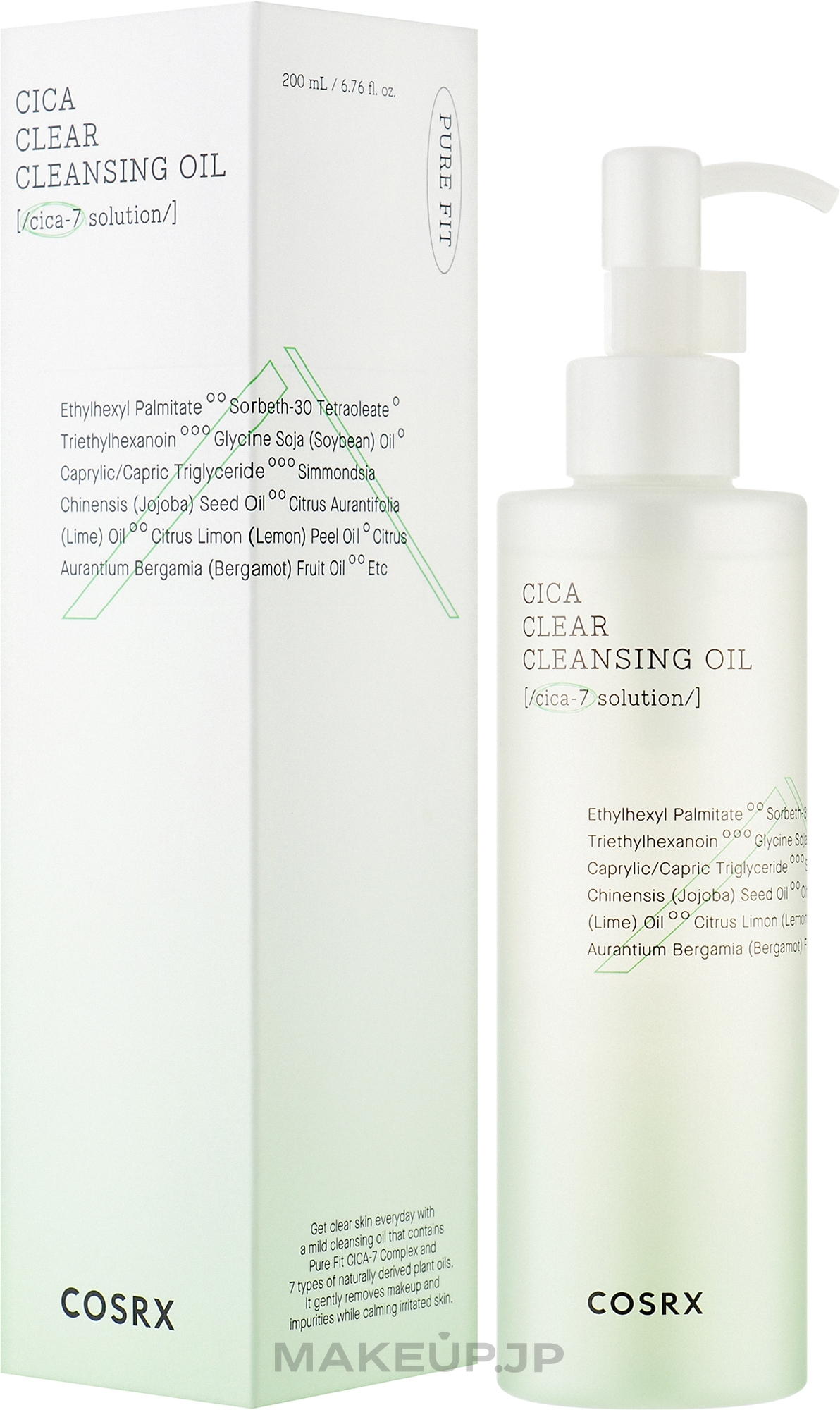 Hydrophilic Face Oil - Cosrx Pure Fit Cica Clear Cleansing Oil — photo 200 ml