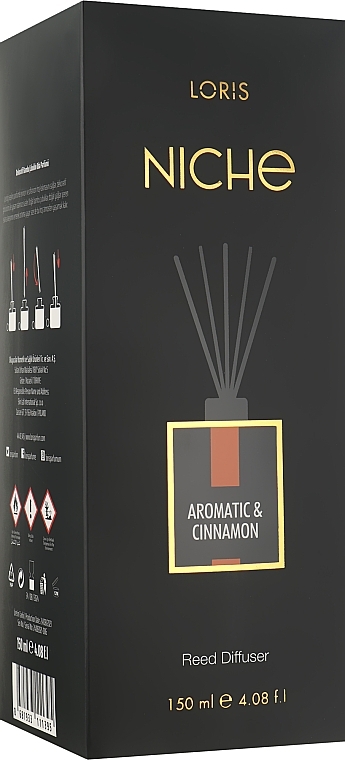 Aromatic Cinnamon Reed Diffuser - Loris Parfum Loris Niche Aromatic & Cinnamons — photo N4