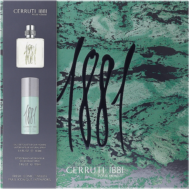 Cerruti 1881 Pour Homme - Set (edt/100ml + deo/150ml) — photo N2