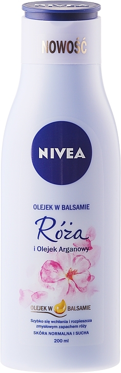 Body Balm with Rose and Argan Oil - NIVEA Balm With Rose & Argan Oil — photo N1