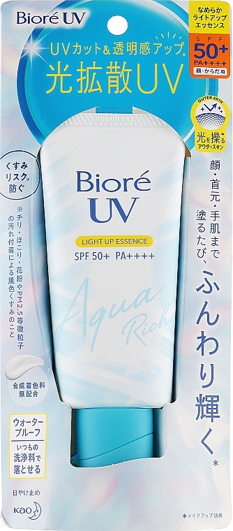 Sunscreen Face Essence - Biore UV Aqua Rich SPF50+ — photo N1