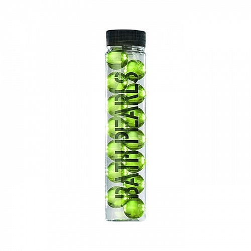 Green Bath Oil with Kiwi Scent - Mades Cosmetics Stackable Transparent Bath Pearls — photo N6