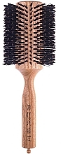 Fragrances, Perfumes, Cosmetics Thermal Brush with Wooden Handle & Boar Bristles 85mm - 3ME Maestri Triangle Brush