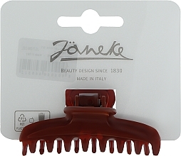 Fragrances, Perfumes, Cosmetics Claw Clip JG71099 DBL, 7 x 2.6 cm, brown - Janeke Hair Clip