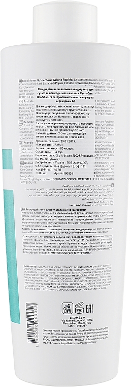 Fast Acting Nourishing Conditioner - Lisap Top Care Repair Hydra Care Conditioner — photo N29