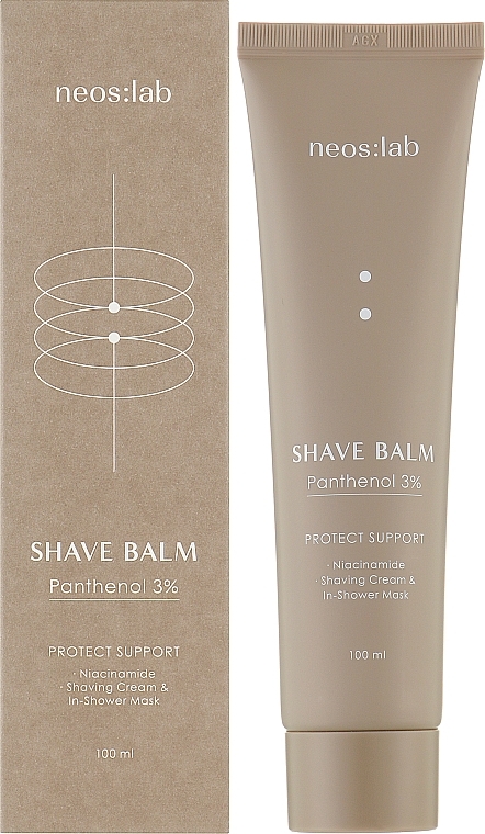 Shaving Cream - Neos:lab Shave Balm Panthenol 3% — photo N2