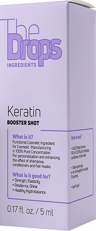 Pure Keratin Treatment - Pharma Group Laboratories The Drops Keratin Booster Shot — photo N2