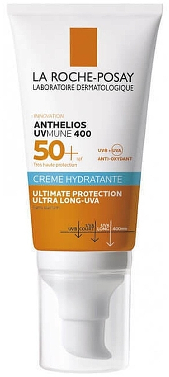 Sunscreen Cream - La Roche-Posay Anthelios Anthelios UVMune 400 SPF50+ Hydrating Cream — photo N2