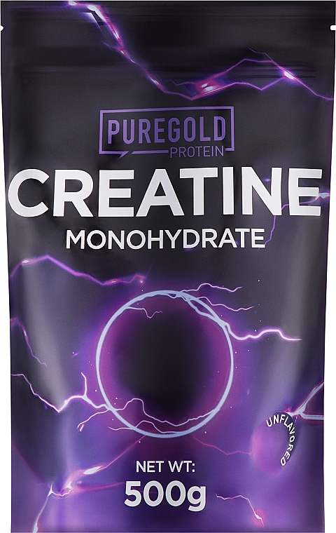 Creatine Monohydrate Powder, unflavored - PureGold Creatine Monohydrate Unflavored — photo N1