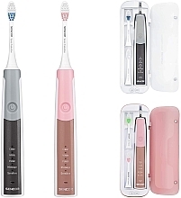 Ultrasonic toothbrush set - Sencor SOC 2271SR Couple Set (tooth/br/2pcs) — photo N1