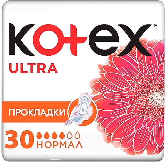 Sanitary Pads, 30pcs - Kotex Ultra Normal Quadro — photo N8