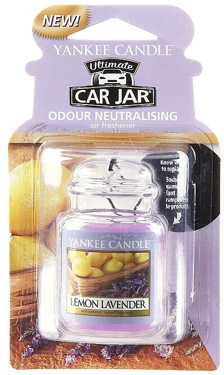 Air Freshener "Lemon with Lavender" - Yankee Candle Lemon Lavender Jar Ultimate  — photo N1