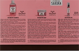 Set - Inebrya Sakura Restorative Kit (shm/300ml + mask/250ml + oil/50ml) — photo N3
