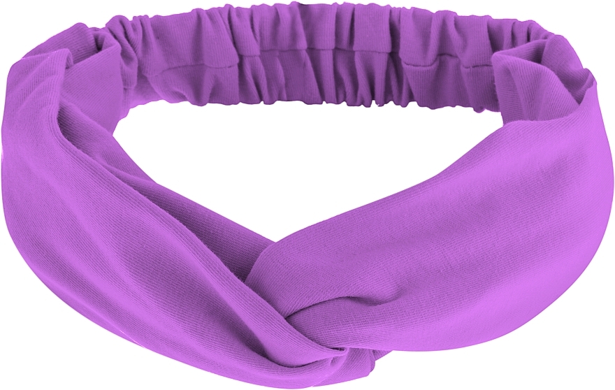 MakeUp - Knit Twist Headband, Purple — photo N2