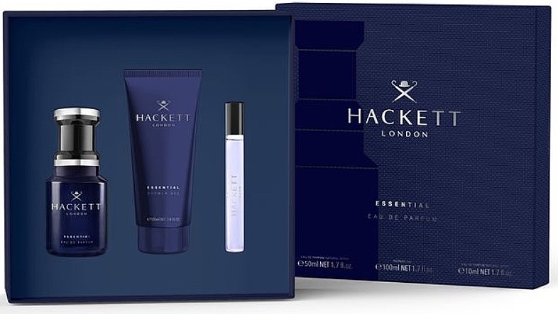 Hackett London Essential - Set (edp/50ml + sh/gel/100ml + edp/10ml) — photo N2