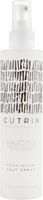 Salt Hair Spray - Cutrin Muoto Rough Texturizing Salt Spray — photo N3