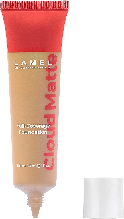 Matte Foundation - LAMEL Make Up Cloud Matte Full-Coverage Foundation — photo N2