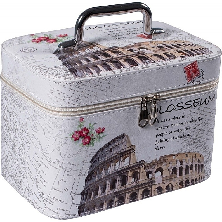 Makeup Bag "Rome/Colosseum XL", 98857, white - Top Choice — photo N11