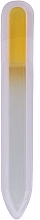 Glass Nail File, 74400, yellow - Top Choice — photo N1