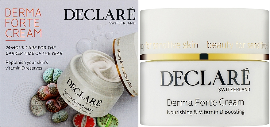 Nourishing Face Cream with Vitamin D Booster - Declare Derma Forte Cream Nourishing & Vitamin D Boosting — photo N2