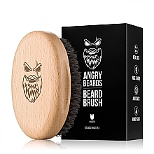 Fragrances, Perfumes, Cosmetics Wooden Beard Brush - Angry Beards Beard Brush Harden