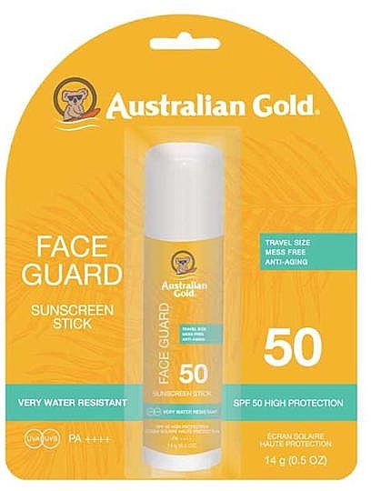 Facial Sun Balm Stick - Australian Gold Face Guard SPF 50 — photo N3