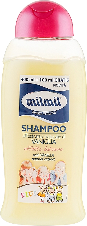 Baby Shampoo-Balm with Vanilla Extract - Mil Mil Shampoo Kids With Vanilla Natural Extract — photo N3